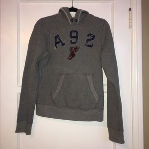 Gray Abercrombie Hoodie